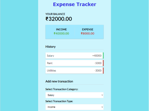 Expense-Tracker Website