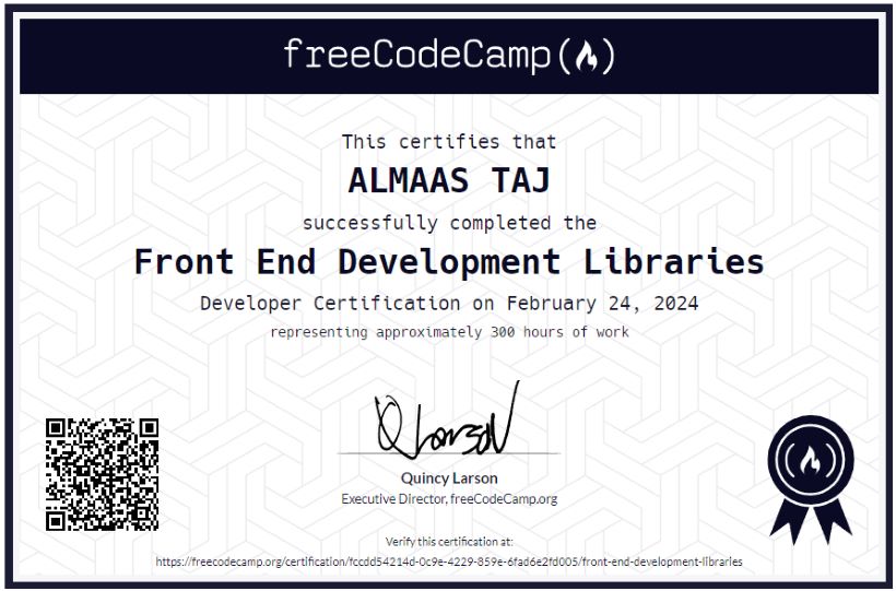 Front End Development Libraries